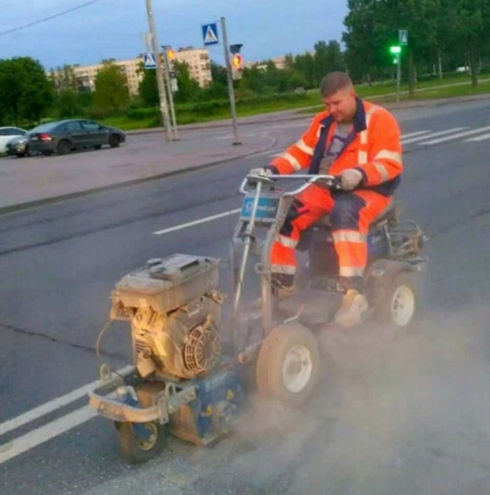 ДЕМАРКИРОВКА СТАРОЙ РАЗМЕТКИ